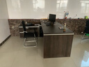 步厘（BuLi）老板桌总裁办公桌简约现代经理主管办公桌椅组合大班台办公家具 款式A(左侧柜) 1.8米老板桌 实拍图