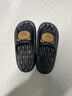 安尚芬不臭脚静音无致癌物踩屎感拖鞋男士居家室内外穿浴室防滑凉拖鞋女 黑色【卡通熊】 40-41 (255mm) 适合39-40 实拍图