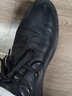 蜘蛛王男士皮鞋商务休闲系带舒适百搭中老年爸爸男鞋 黑色（系带） 44  实拍图