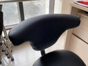 壹巢人体工学马鞍椅升降骑马椅牙科医生椅美容吧台椅护腰滑轮椅护腰凳 黑色马鞍椅（有靠背） 实拍图