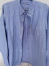 无印良品 MUJI 男式 水洗 牛津 纽扣领衬衫 ACA01C1A 长袖休闲百搭衬衫 萨克森蓝 S 实拍图