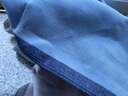 泽略古风手帕男士全棉吸汗手绢男礼物方巾擦汗环保简约伴手礼礼盒手帕 润泽：灰色+蓝色（双条礼盒装）. 实拍图