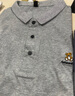 皮尔卡丹短袖T恤男棉夏季翻领polo体恤衫上衣服男士短袖男装t恤打底衫 177浅灰 L （110-125斤） 实拍图