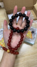 雅薇妮天然玛瑙手链女男水晶本命年手串情侣生日礼物 黑色手串14mm 实拍图