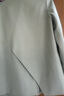 德玛纳【奢感显瘦】春秋西装领宽松长袖TR开衩西服外套女短款 淡绿 M  实拍图