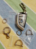 标车族钛合金钥匙圈环不锈钢304汽车钥匙挂配件钥匙铝合金TPU钥匙包壳 钛合金小线圈14mm(5个) 实拍图