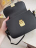 慕昂 洋气小方包时尚小包包女网红腋下包2021新款百搭单肩斜挎包 黑色 实拍图