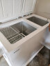 容声（Ronshen）186升大容量冰柜家用商用冷藏冷冻双温冷柜 一级能效 独立双温 卧式厨房冰箱BCD-186ZMSM 实拍图