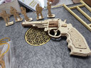 若客（ROKR）儿童玩具积木枪拼装模型diy木质拼图组装皮筋枪男孩生日礼物 实拍图