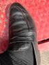 澳洲名袋鼠AUSFAMDS品牌皮鞋男2024夏季新款真皮休闲鞋子男轻奢商务高级感一脚蹬男鞋 黑色 40 晒单实拍图