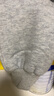 戴维贝拉（DAVE＆BELLA）男童束脚裤加绒儿童裤子幼儿童裤秋冬新款男宝宝休闲裤小童长裤 中麻灰【现货】 110 cm（建议身高100-110cm） 实拍图