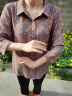 俞兆林中老年女装夏季新款打底衫老年人衣服时尚洋气翻领衬衫女妈妈夏装 粉红色 XL建议（100-115斤） 晒单实拍图