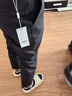 罗蒙（ROMON）九分休闲裤男春秋百搭小脚男士薄款修身透气商务高级垂感西装裤子 黑色九分 34 156-165斤 实拍图