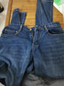 JEEP吉普牛仔裤男秋冬厚款男士宽松大码牛仔长裤子弹力中腰休闲裤男裤 A319蓝色 31 码 2尺3腰围 实拍图