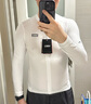 MBO骑行服男款长袖C041速干透气户外反光防晒山地公路自行车骑行装备 C041-银白 XL 实拍图