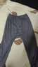 吻过 春秋季男士纯棉秋裤100%全棉高腰单件棉毛裤加大秋冬宽松打底裤棉线裤男保暖裤冬季 深麻灰【一件装】 3XL建议体重【150一180】斤 实拍图