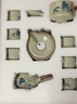 瓷牌茗茶具（cipaiming teaset）汝窑自动茶具套装家用懒人泡茶神器办公室会客功夫茶杯茶壶整套 紫砂竹韵自动茶具6杯-礼盒装 8件 实拍图