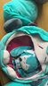 初音痛包毛绒大嘴单肩包卡通经典少女双肩包miku周边学生书包礼物 高端痛包双肩包(40*40) 实拍图
