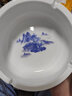 恒古（Heregur） 青花陶瓷大码欧式复古客厅烟灰缸精品大号实用烟缸时尚创意个性办公室家用中式潮流 大号青花山水 实拍图