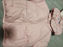 嘟嘟家宝宝棉服冬季保暖儿童加厚棉衣男童冬季连帽外套冬款女童棉袄冬装 粉色小兔 110 实拍图