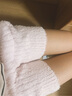 ubras【虞书欣同款】兔绒绒开襟家居服套装厚款女加绒睡衣冬季女 【长袖短裤套装】粉晨色 S 实拍图