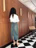 【头层牛皮】红蜻蜓凉鞋女夏季新款女鞋中年软底舒适坡跟防滑平底凉鞋女 WTK22097    米色 38 实拍图