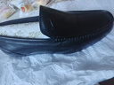 金利来（Goldlion）男鞋一脚蹬豆豆鞋舒适乐福鞋商务休闲皮鞋57101035001A-黑色-38码 实拍图