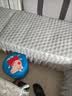 纽丝乐沙发垫套装四季通用防滑布艺坐垫子欧式沙发套定制全包套罩盖布巾 绒羽裙边-孔雀蓝 （70*70CM+17裙摆）一片 实拍图