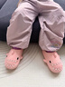 LATE TIME儿童棉拖鞋包跟男女童防水防滑中大童棉拖鞋软底防滑鲨鱼保暖棉鞋 粉色 内长16cm 【160】适合脚长约15cm 实拍图