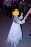 罗蒙儿童汉服春秋季女童唐装中国风女孩古装毕业演出服 敦煌绿 110 实拍图