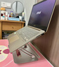 PD 适用苹果笔记本电脑支架铝合金金属桌面散热支架折叠升降增高立式联想戴尔华为小米增高支架悬空 笔记本支架 月光银铝合金 实拍图