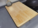 嘉亿元柳木菜板 整块砧板 实木整板 家庭切菜板 实木案板面板 50*35*2.5cm整块柳木 实拍图