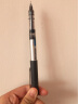 白雪（snowhite） 直液式走珠笔针管型学生黑色中性笔签字笔考试碳素水笔水性笔 ER155黑色12支（加粗1.0） 实拍图