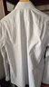 十如仕衬衫男长袖高端白衬衣纯棉高支免烫抗皱商务休闲正装  301 鸽子灰修身版 均码 40/87【180/94A】 实拍图