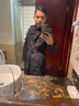 波司登（BOSIDENG）【反季】风衣羽绒服男款中长款加厚新国标90绒商场同款修身外套 黑色8056 S 170/88A 实拍图