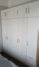 森普顿 衣柜卧室平开门衣柜实木组合现代简易简约板式家用柜子收纳衣橱 五门衣柜+顶柜（200*50*220cm） 晒单实拍图