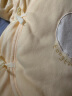 童泰秋冬0-6月婴儿衣服男女蝴蝶衣TS33D612-DS 黄色 52cm 实拍图