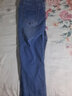 与狼共舞【冰氧吧】牛仔裤男夏季款冰爽舒适直筒牛仔裤男易穿搭 中蓝（长裤） 33 实拍图