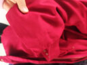 艾珠儿工装派克服棉服女冬季新款女装加绒加厚中长款棉衣宽松棉袄外套女 酒红色 S(建议118斤以下) 晒单实拍图