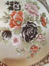 添富贵 欧式刺绣抱枕沙发靠垫床头榻榻米腰枕座椅靠背可拆洗 米白-咖色花 45cm*45cm 含枕芯 实拍图