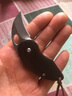 傲斯 大马士革钢迷你折叠刀高硬度大马士革钥匙扣口袋便携小刀锋利高端礼品刀具 小爪开刃随身日用户外折刀 小鹰嘴 实拍图