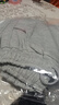 棉致显瘦窄版高腰裤子女秋冬季新款加绒宽松直筒阔腿休闲裤运动卫裤 灰色【052常规高品质23.5】 M 91-105斤 实拍图