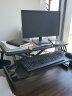 毕亚兹 站立办公升降台 台式电脑桌工作台显示器增高可调节升降支架家用可折叠桌 实拍图