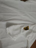 极溪t恤男夏季时尚潮流短7分袖男宽青少年校园风冰丝衣个性潮流男 T04白色 L 实拍图