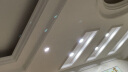 新飞 筒灯led天花板嵌入式射灯石膏板PVC家用吊顶天花灯暗装防眩洞灯 【铝壳 白+银】6W 超亮三色光 实拍图