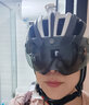 INBIKE 风镜眼镜一体山地车自行车骑行头盔男女安全帽单车装备 白色-配灰色镜片 实拍图