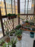 创意窗户窗台花架铁艺挂式花架壁挂护栏悬挂花架多肉阳台栏杆花收纳架置物架 长80*宽20*高12CM 实拍图