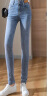 赛力芙 175高个子女裤加长版高腰大码紧身小脚牛仔裤180超长110cm长裤子 蓝色805-1-8（建议身高170以上选） 28码（建议110斤左右） 晒单实拍图