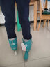 REBUILD 轮滑鞋儿童闪光溜冰鞋男女童初学者旱冰鞋成人直排轮滑冰鞋 翡翠绿【大礼包】+头盔护具7件套 M (适合鞋码31-35) 实拍图