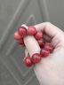 蔓笙樱桃洛白玉菩提根手串男女款绕指柔文玩菩提子佛珠男盘玩念珠手链 樱桃洛圆珠【新品】女士 实拍图
